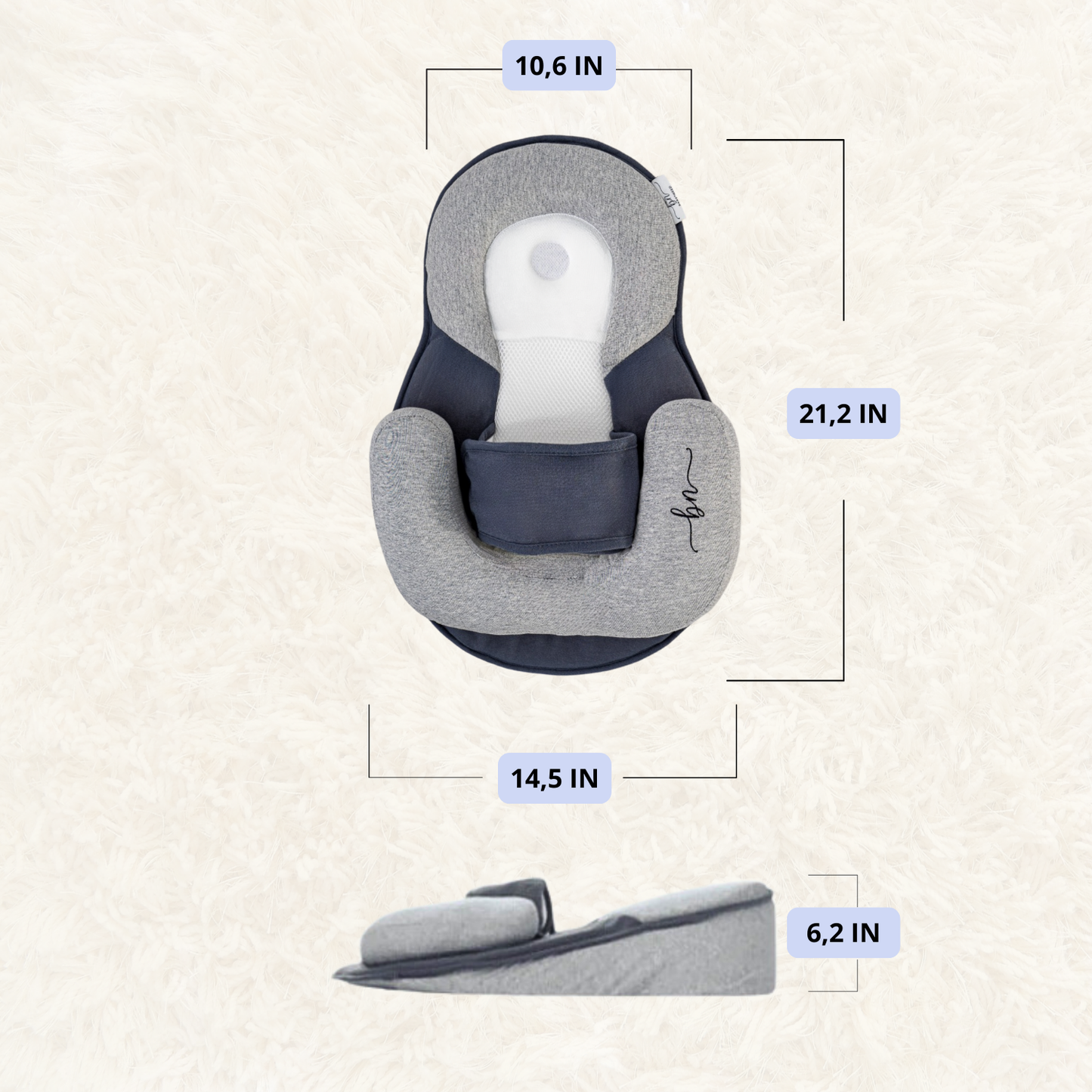 Premium Safety Bed, Anti-reflux and Pro-Development